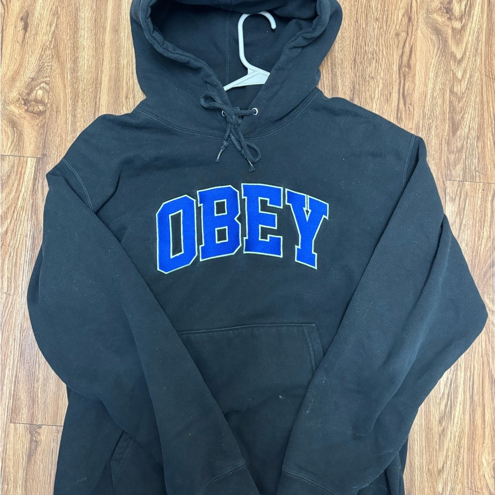 Obey Black and Blue Sweatshirts & Hoodies